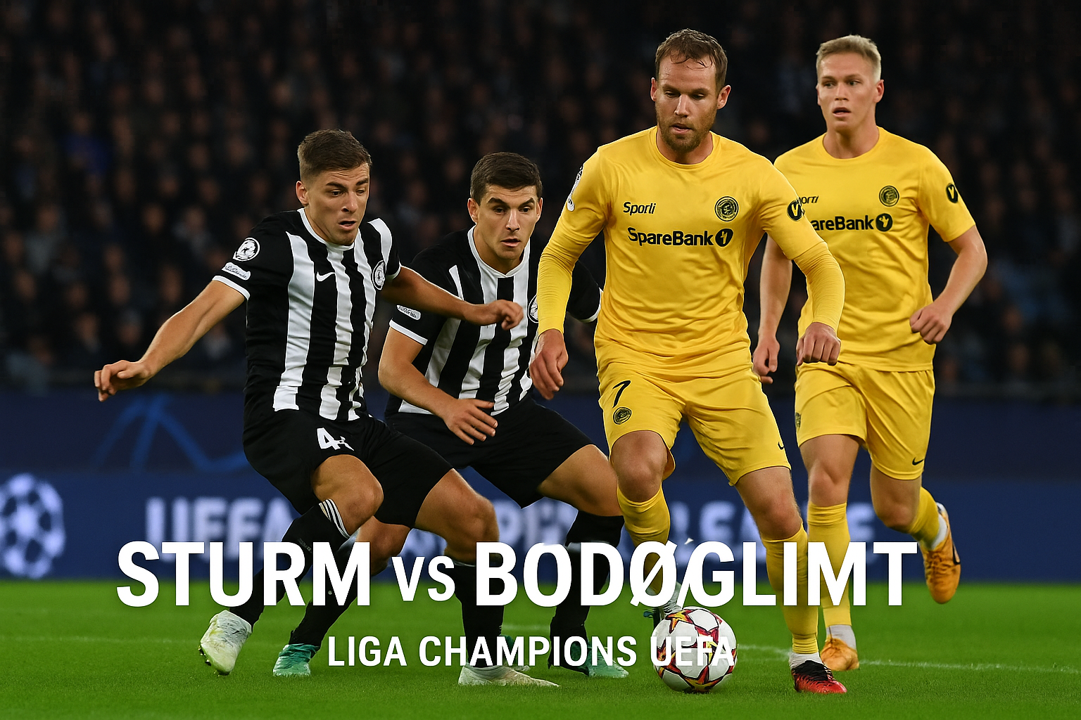Tigoals : Pertarungan Sengit Sturm Menang Tipis 2-1 Atas Bodø/Glimt dalam Pertandingan yang Penuh Drama