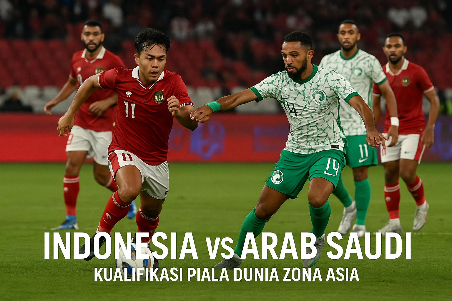 Statistik Tigoals: Fakta Menarik di Laga Indonesia vs Arab Saudi 2-3 yang Dramatis