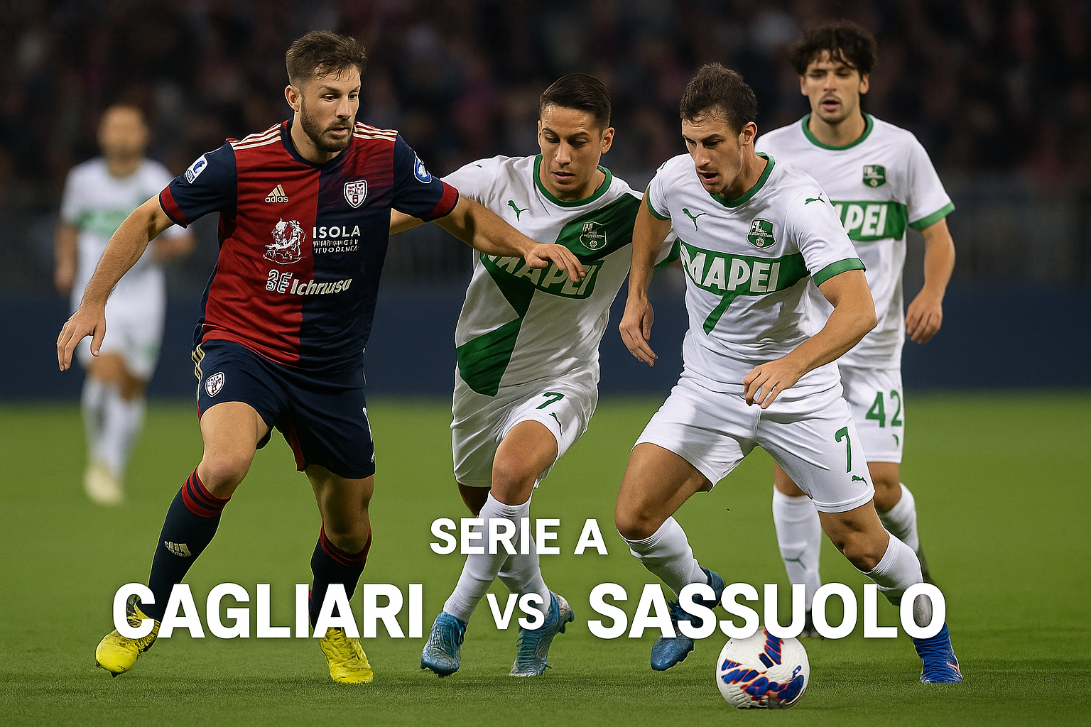 Tigoals: Sassuolo Curi Poin dari Cagliari 2-1, Pertandingan Seru di Serie A!